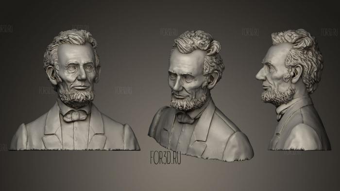 Abraham Lincoln stl model for CNC